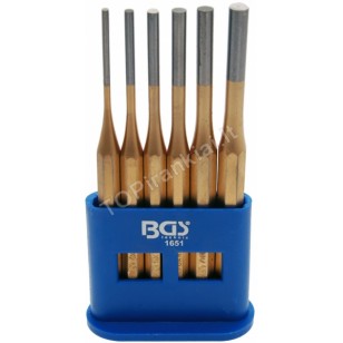 Bukų išmušėjų rinkinys | 150 mm | 3 - 8 mm | 6 vnt. (1651) Bukų išmušėjų rinkinys | 150 mm | 3 - 8 mm | 6 vnt. (1651)